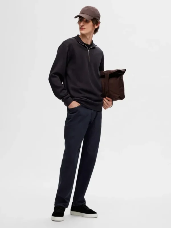 Hættetrøjer & Sweatshirts>SELECTED KORT LYNLÅS SWEATSHIRT Black