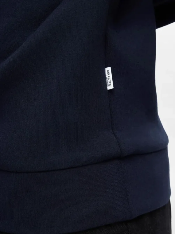 Hættetrøjer & Sweatshirts>SELECTED KORT LYNLÅS SWEATSHIRT Blue