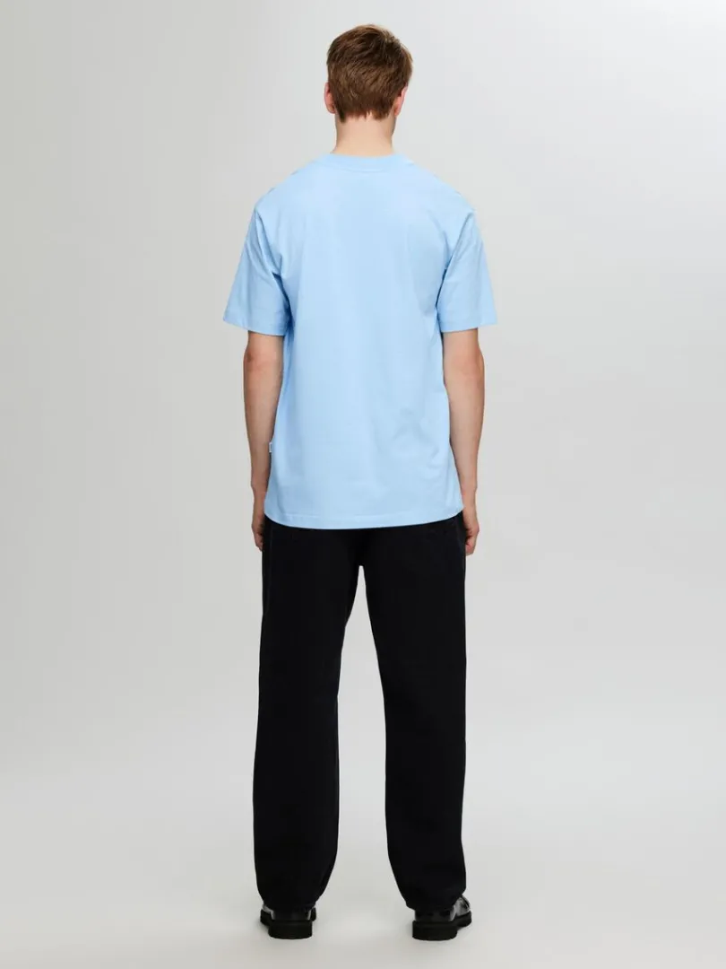 kortrmet_afslappet_fit_ts_4-6.webp T-shirts>SELECTED KORTÆRMET AFSLAPPET FIT T-SHIRT Blue