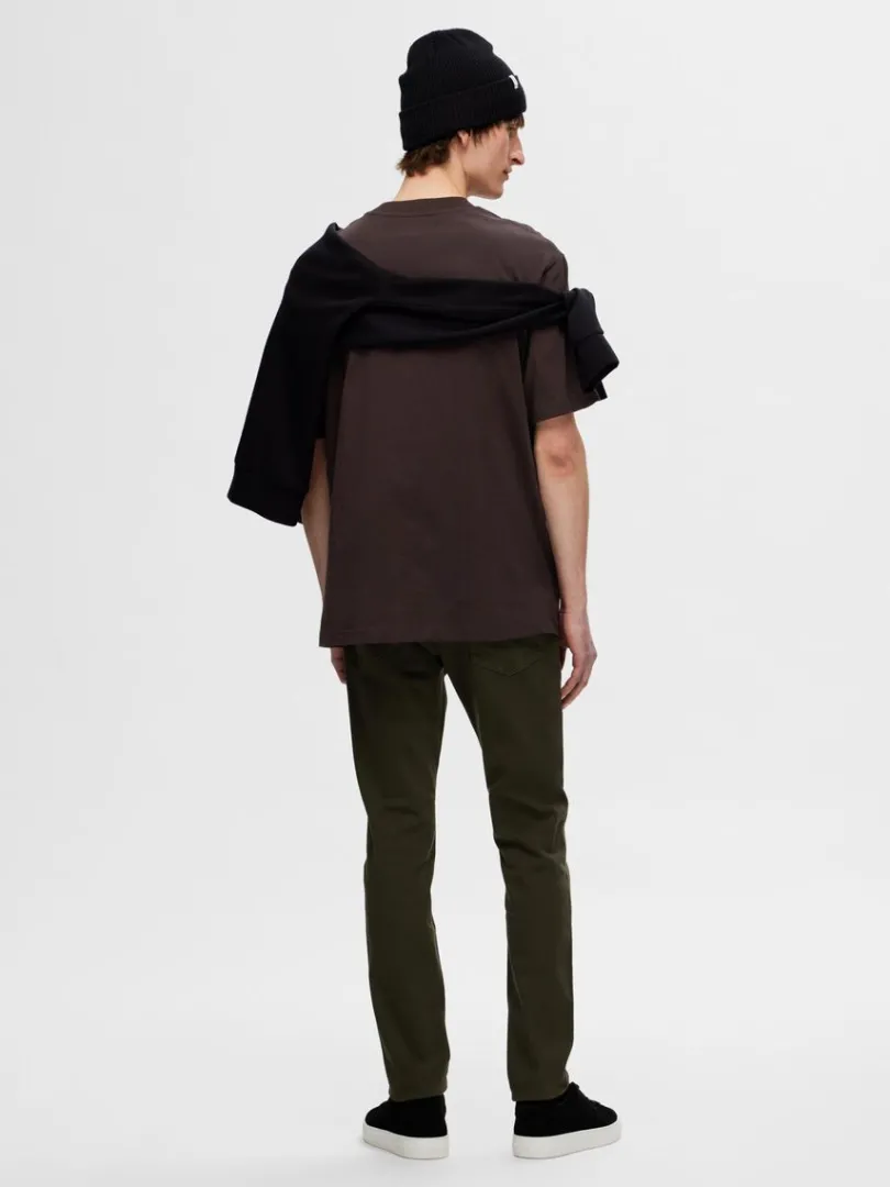 kortrmet_afslappet_fit_ts_4.webp T-shirts>SELECTED KORTÆRMET AFSLAPPET FIT T-SHIRT Brown
