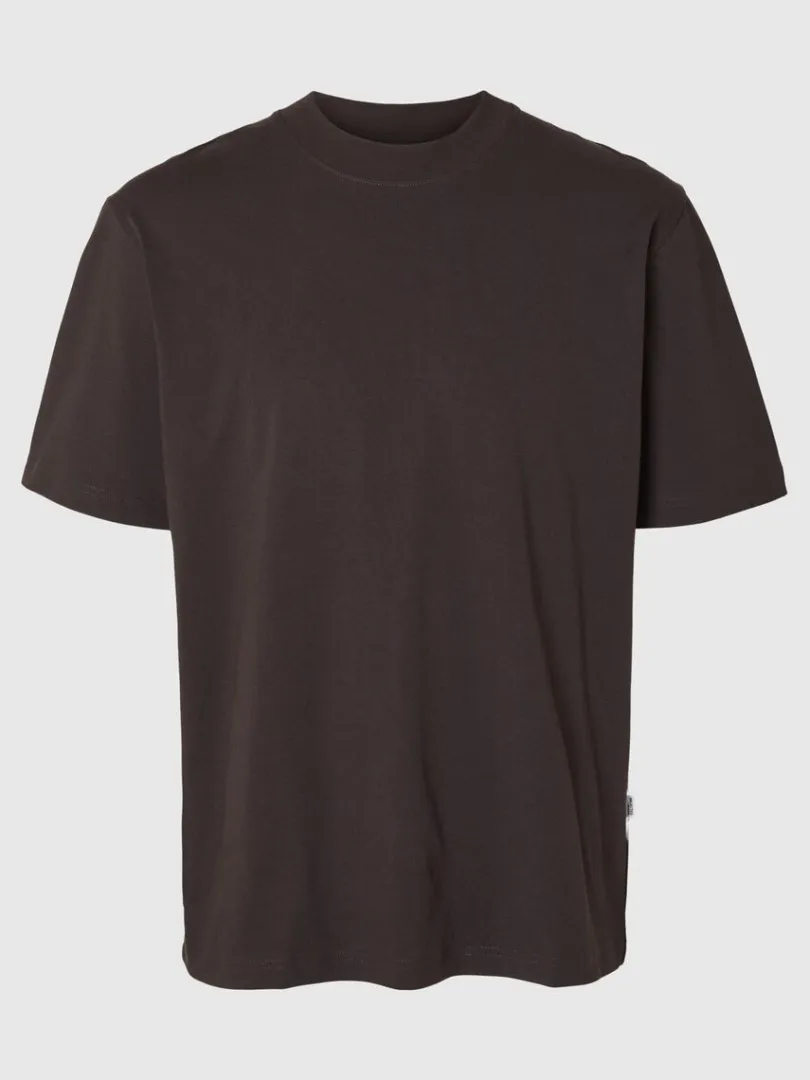 kortrmet_afslappet_fit_ts_5.webp T-shirts>SELECTED KORTÆRMET AFSLAPPET FIT T-SHIRT Brown