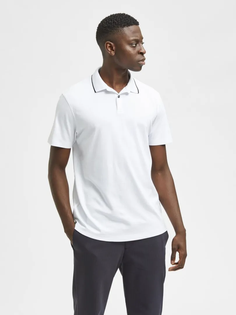 kortrmet_coolmax_polo_0-3.webp Poloer>SELECTED KORTÆRMET COOLMAX® POLO White