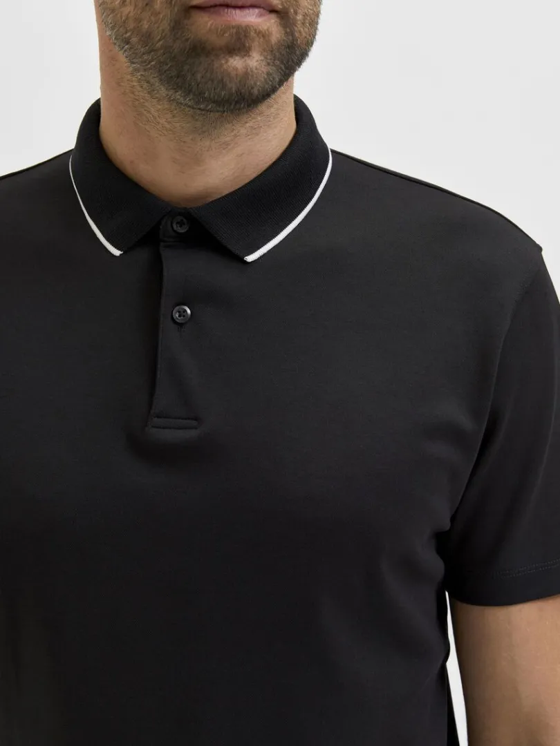 kortrmet_coolmax_polo_4-2.webp Poloer>SELECTED KORTÆRMET COOLMAX® POLO Black