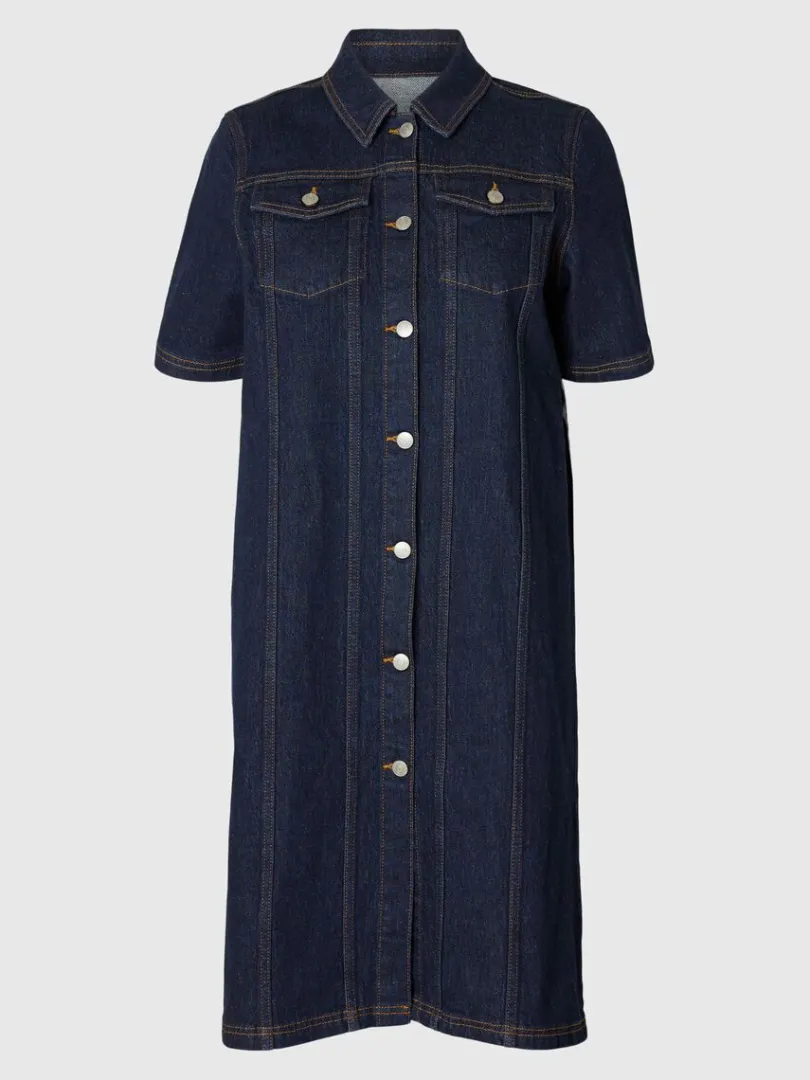 kortrmet_denimkjole_5.webp Kjoler>SELECTED KORTÆRMET DENIMKJOLE Blue