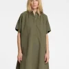 Kjoler>SELECTED KORTÆRMET KORT KJOLE Green