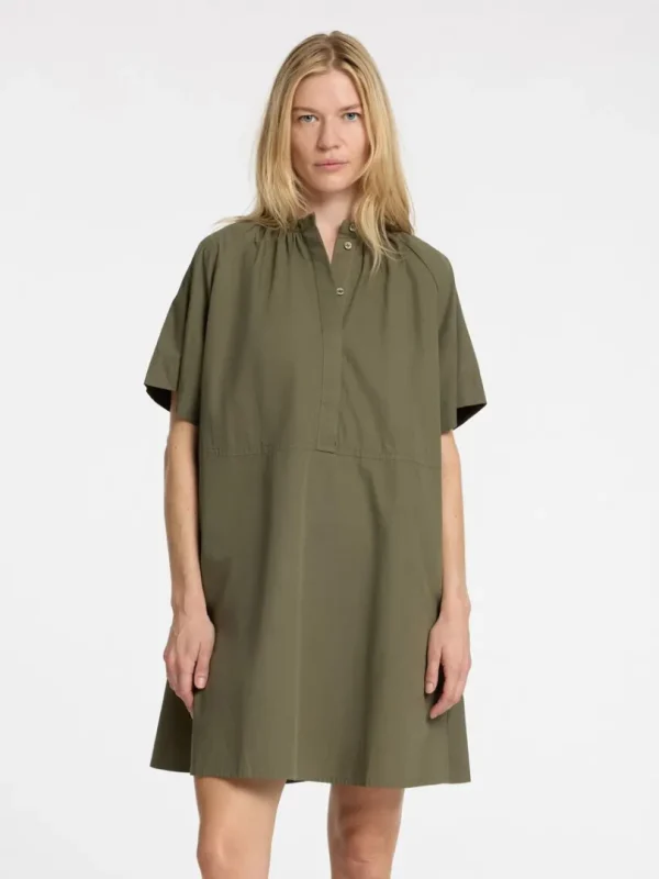 Kjoler>SELECTED KORTÆRMET KORT KJOLE Green