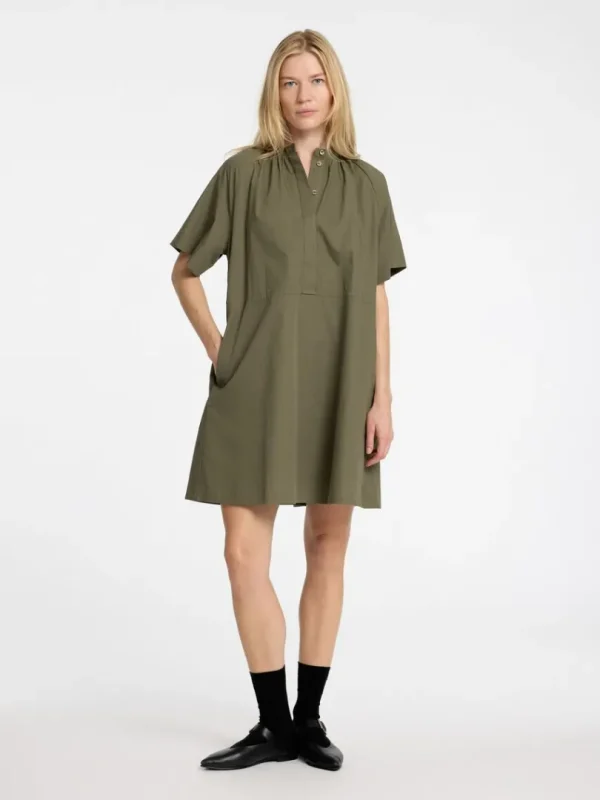 Kjoler>SELECTED KORTÆRMET KORT KJOLE Green