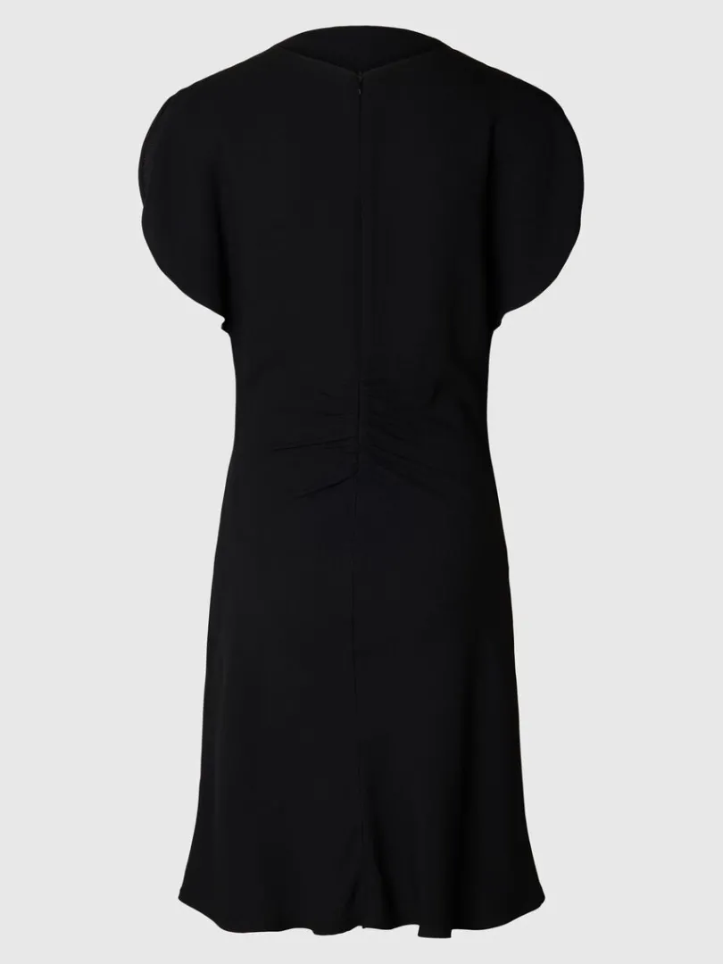 kortrmet_kort_kjole_1.webp Kjoler>SELECTED KORTÆRMET KORT KJOLE Black