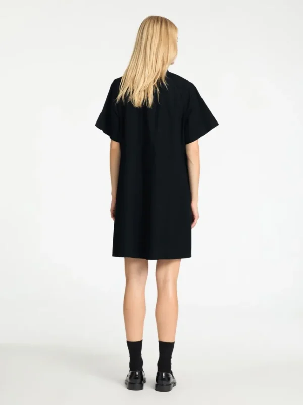 Kjoler>SELECTED KORTÆRMET KORT KJOLE Black
