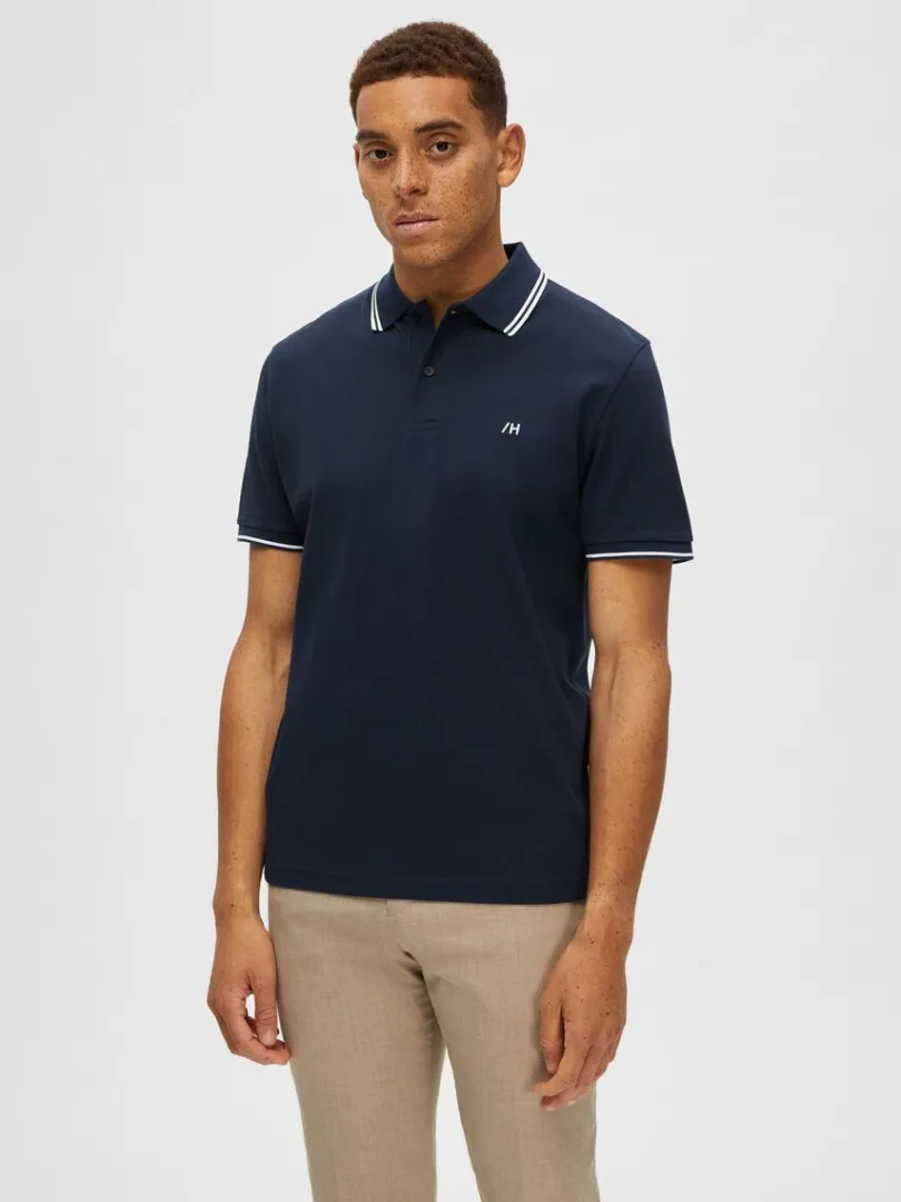 kortrmet_polo_0-3.webp Poloer>SELECTED KORTÆRMET POLO Blue