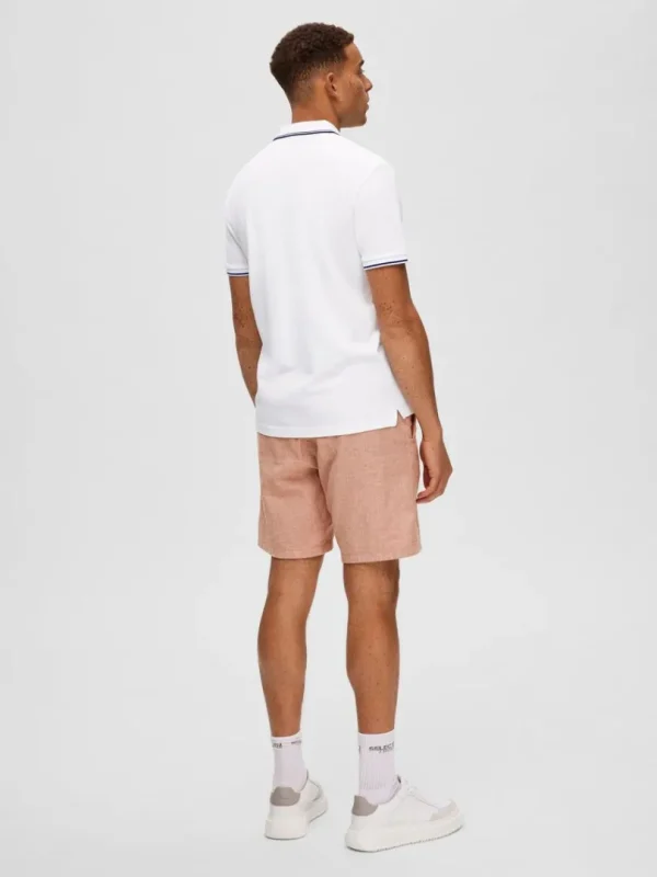Poloer>SELECTED KORTÆRMET POLO White