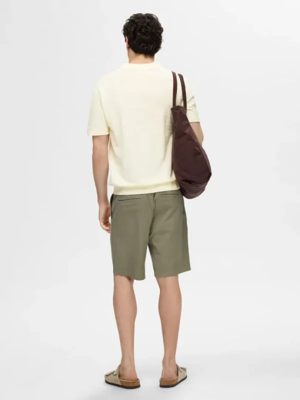 Poloer>SELECTED KORTÆRMET POLO White