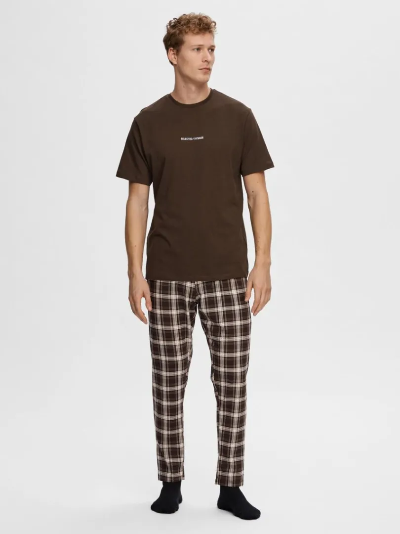 kortrmet_st_0.webp T-shirts>SELECTED KORTÆRMET SÆT Brown