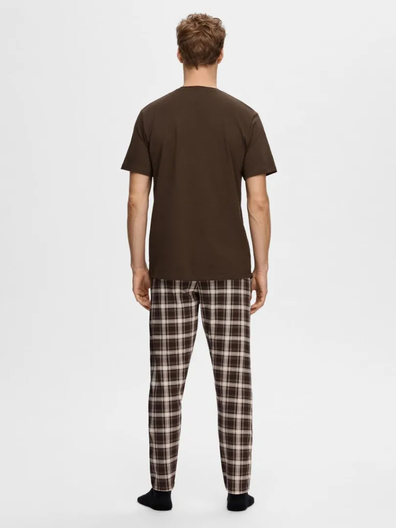 kortrmet_st_6.webp T-shirts>SELECTED KORTÆRMET SÆT Brown