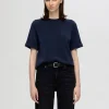 T-shirts>SELECTED KORTÆRMET T-SHIRT Blue