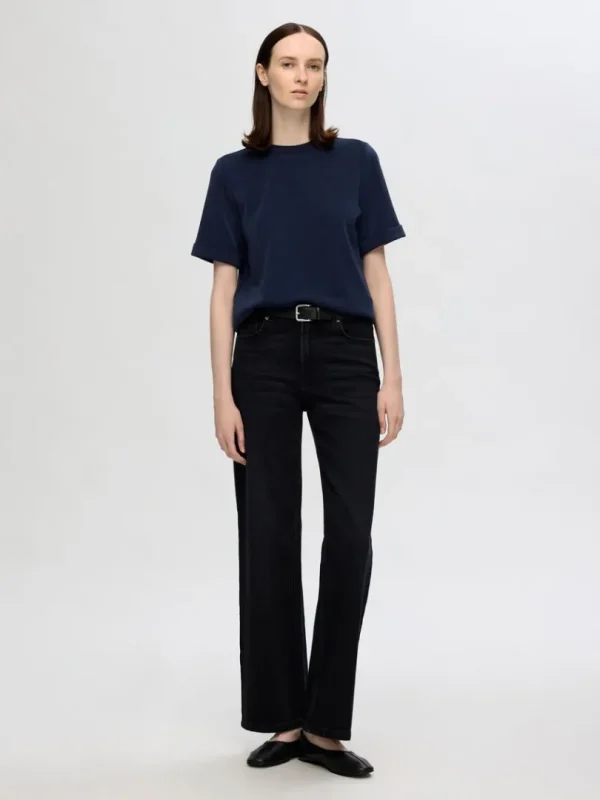 T-shirts>SELECTED KORTÆRMET T-SHIRT Blue