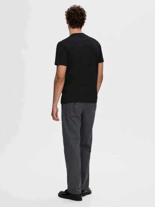 T-shirts>SELECTED KORTÆRMET T-SHIRT Black