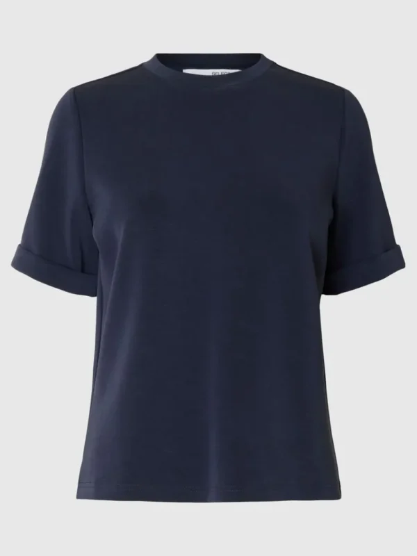 T-shirts>SELECTED KORTÆRMET T-SHIRT Blue