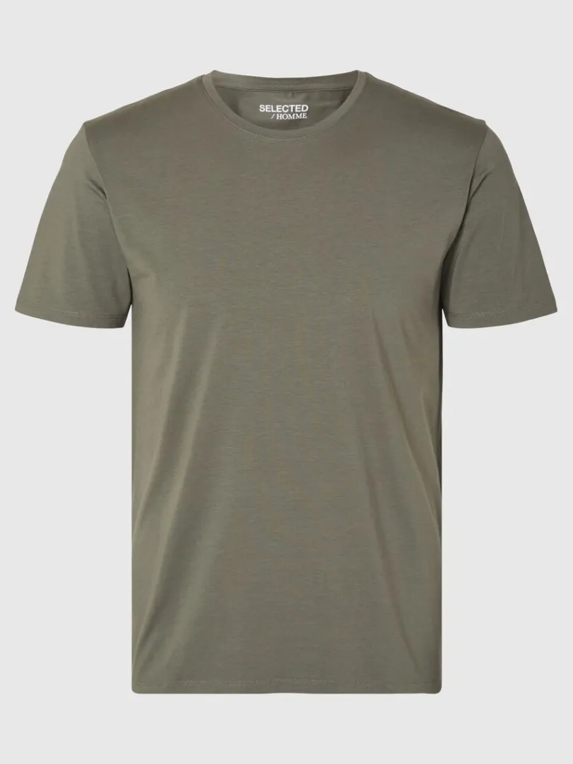 kortrmet_tshirt_5-3.webp T-shirts>SELECTED KORTÆRMET T-SHIRT Green