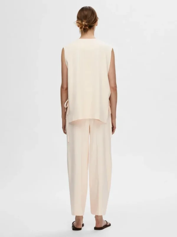 Jakkesæt & Blazers | Toppe Og Bluser>SELECTED LANG OVERSIZED VEST Beige
