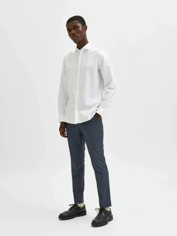 Skjorter>SELECTED LANGE ÆRMER SKJORTE White