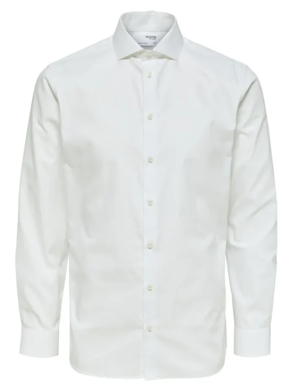 Skjorter>SELECTED LANGE ÆRMER SKJORTE White