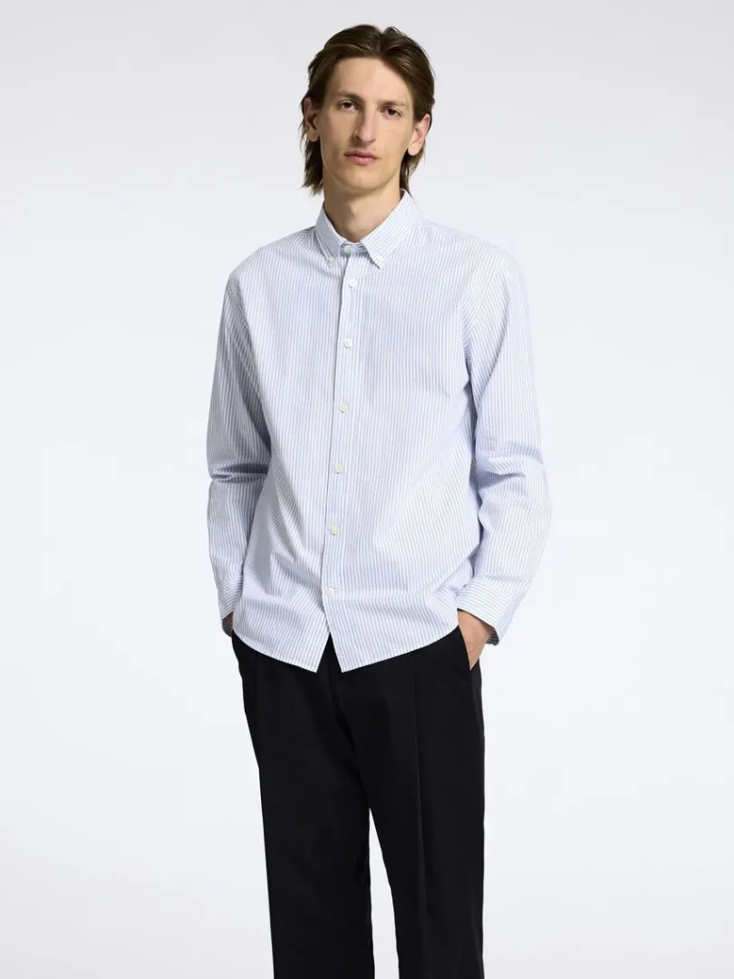 langrmet_buttondown_skjor_0.webp Skjorter>SELECTED LANGÆRMET BUTTON-DOWN SKJORTE Blue