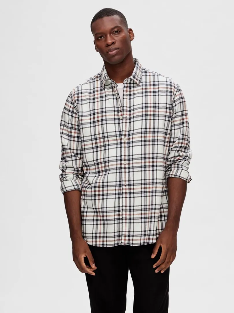langrmet_flannel_skjorte_0.webp Skjorter>SELECTED LANGÆRMET FLANNEL SKJORTE Beige