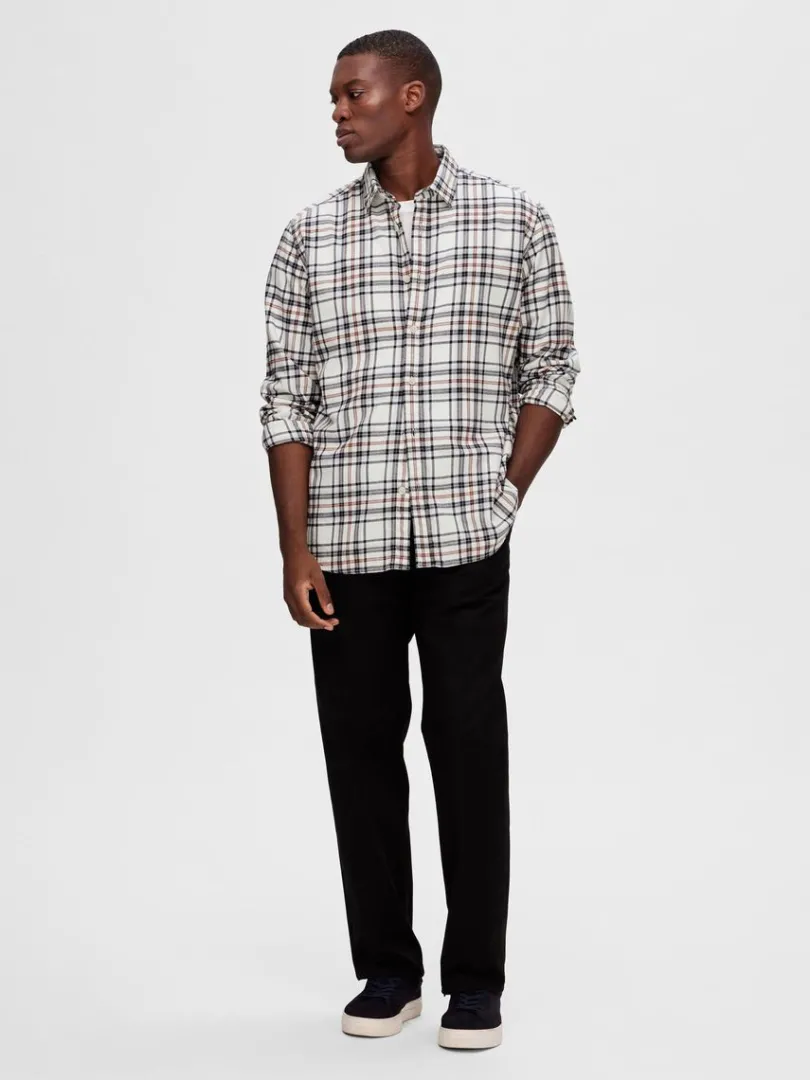 langrmet_flannel_skjorte_2.webp Skjorter>SELECTED LANGÆRMET FLANNEL SKJORTE Beige