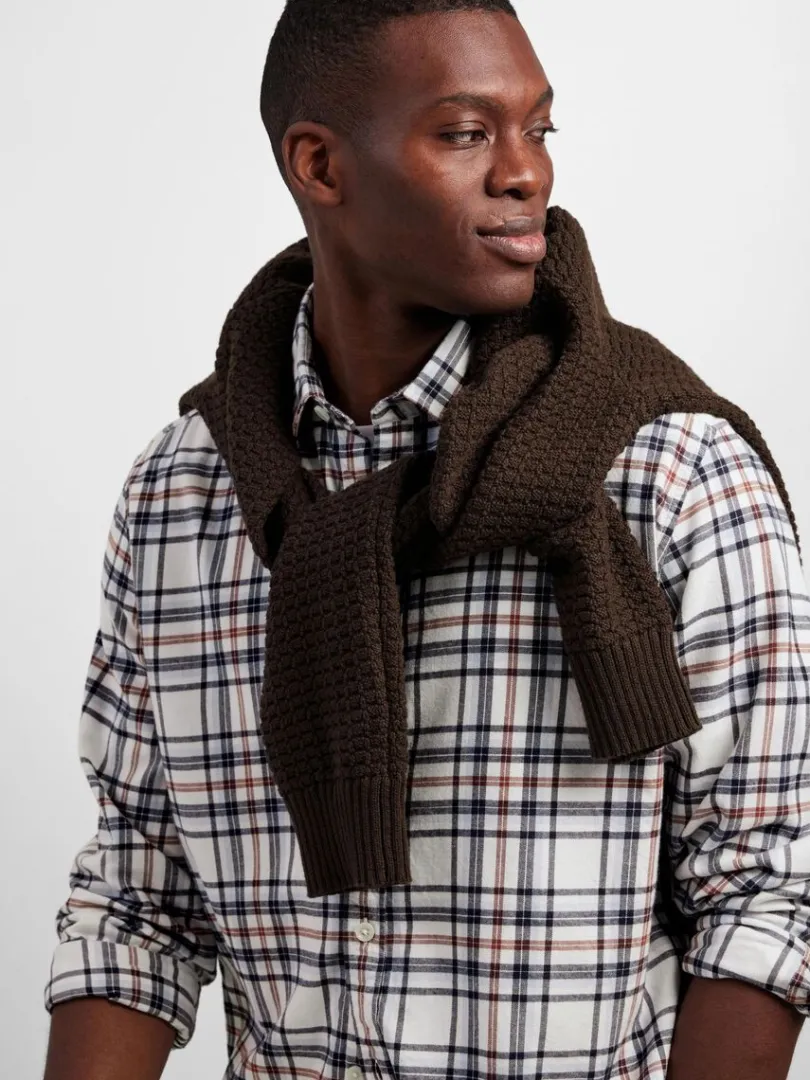 langrmet_flannel_skjorte_3.webp Skjorter>SELECTED LANGÆRMET FLANNEL SKJORTE Beige