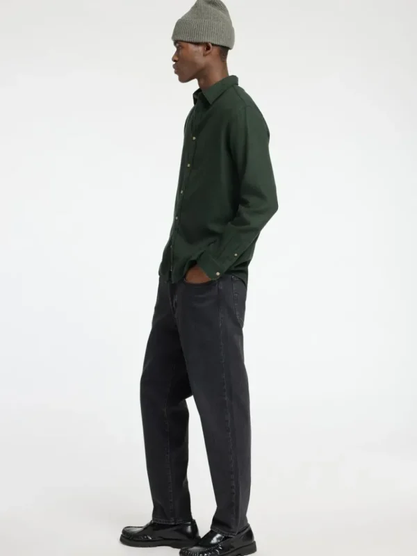 Skjorter>SELECTED LANGÆRMET FLANNEL-SKJORTE Green
