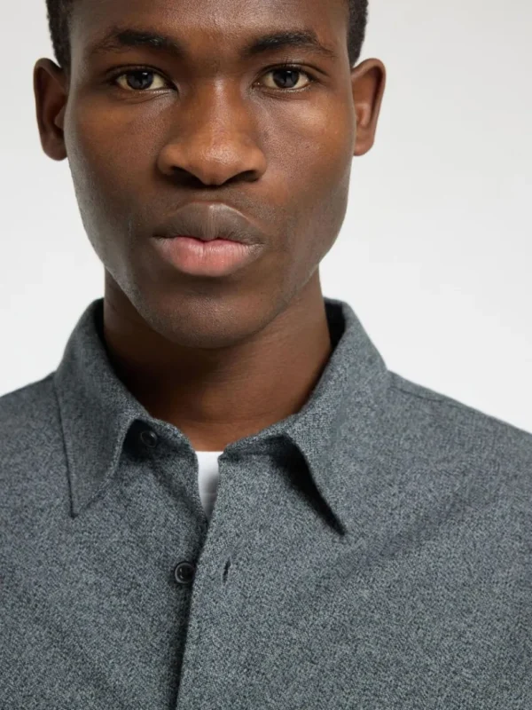 Skjorter>SELECTED LANGÆRMET FLANNEL-SKJORTE Blue