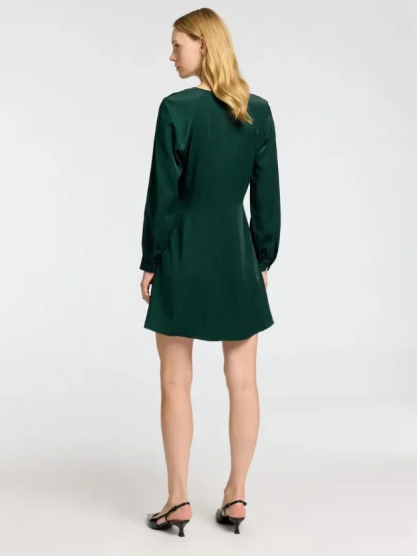Kjoler>SELECTED LANGÆRMET KORT KJOLE Green