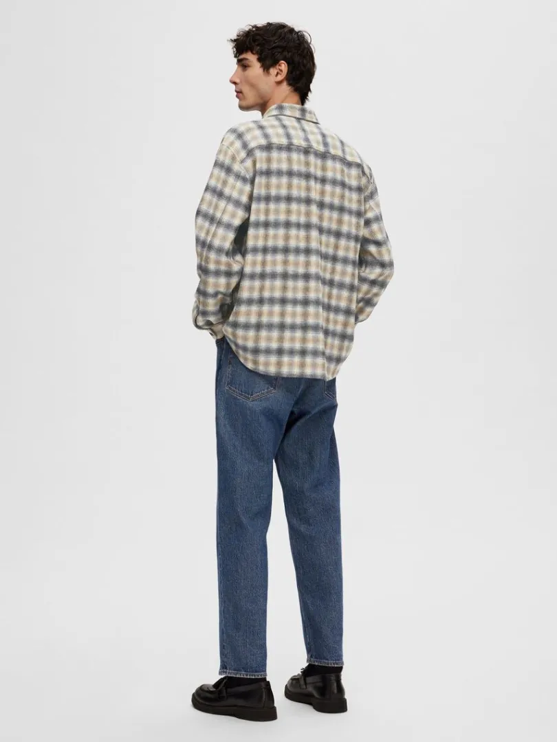 langrmet_overshirt_1-5.webp Overtøj | Skjorter>SELECTED LANGÆRMET OVERSHIRT Coloured