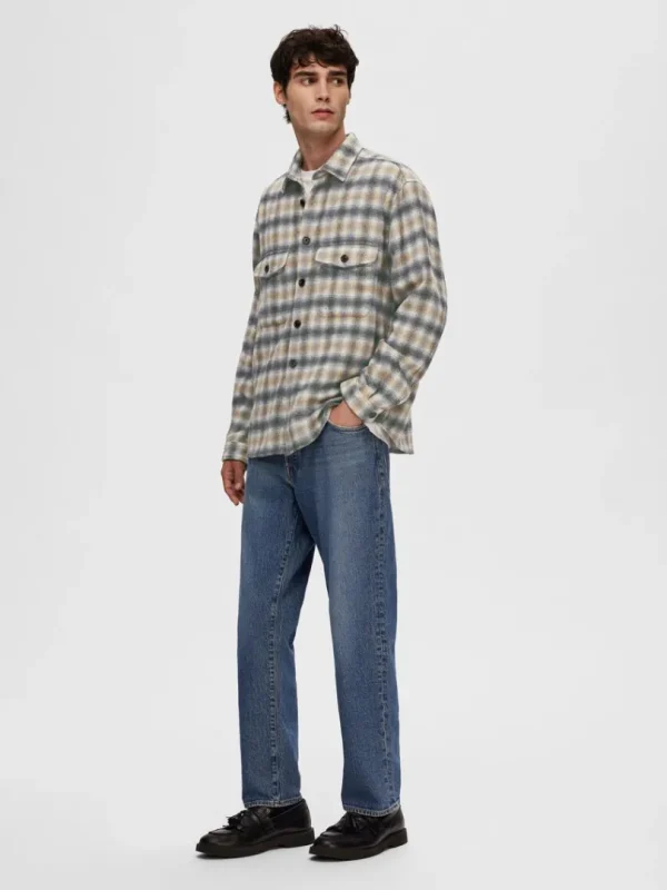 Overtøj | Skjorter>SELECTED LANGÆRMET OVERSHIRT Coloured