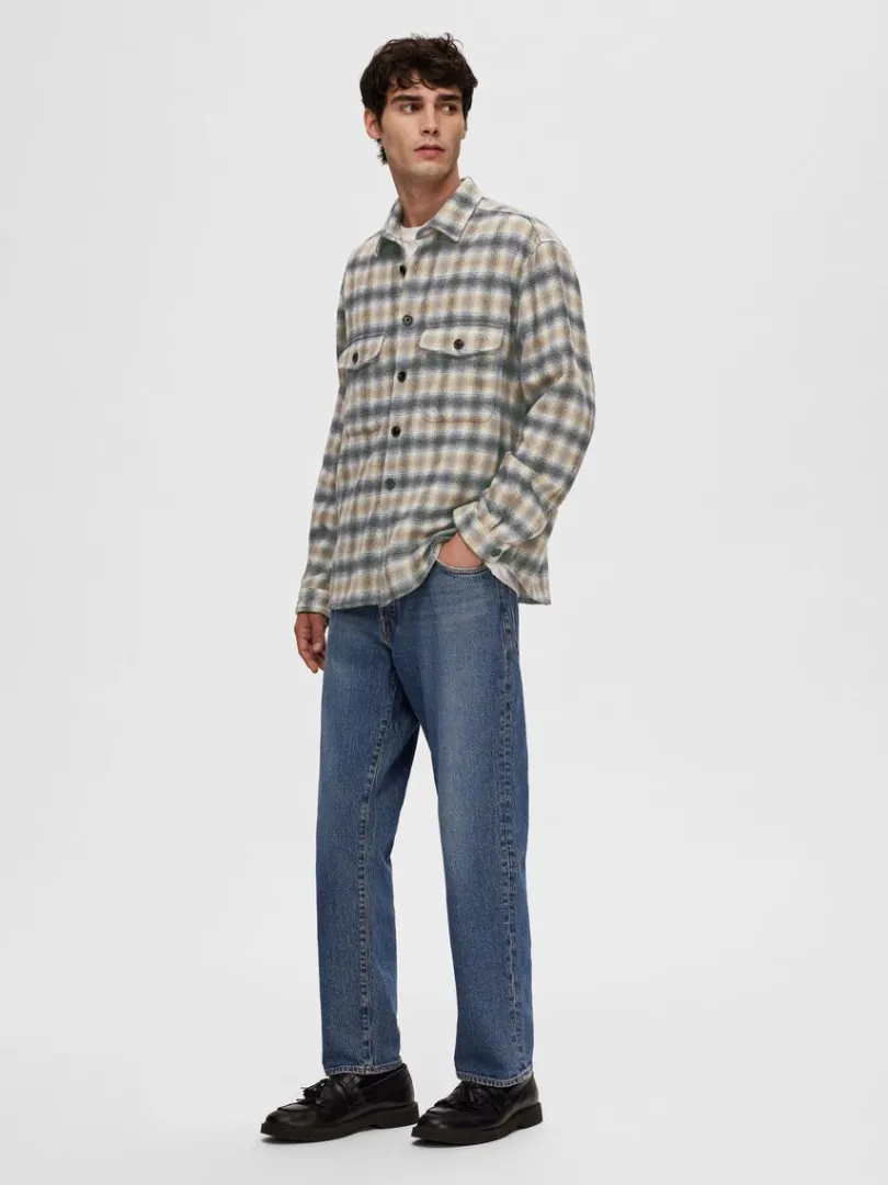 langrmet_overshirt_2-5.webp Overtøj | Skjorter>SELECTED LANGÆRMET OVERSHIRT Coloured