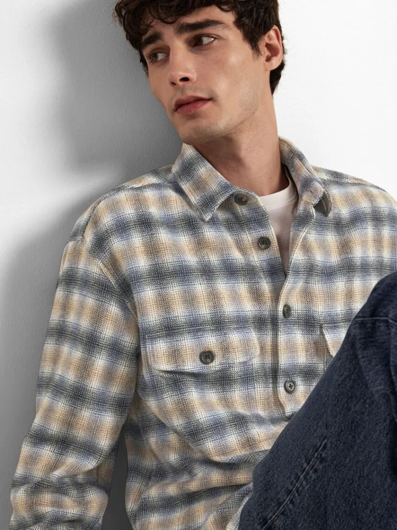 langrmet_overshirt_3-5.webp Overtøj | Skjorter>SELECTED LANGÆRMET OVERSHIRT Coloured