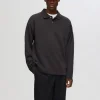 Poloer>SELECTED LANGÆRMET POLO Grey