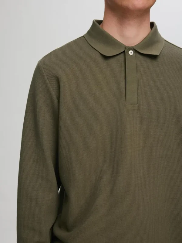 Poloer>SELECTED LANGÆRMET POLO Green