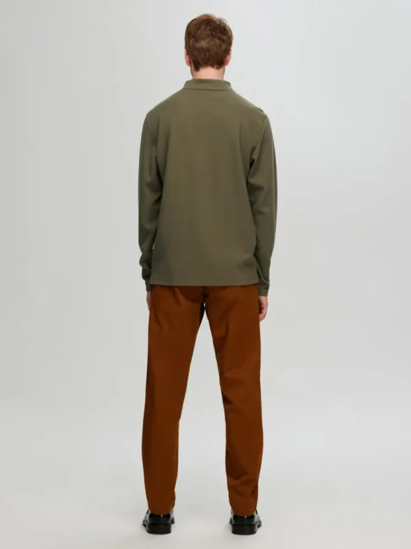 Poloer>SELECTED LANGÆRMET POLO Green