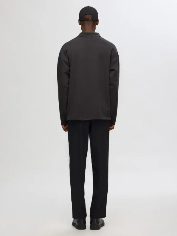 Poloer>SELECTED LANGÆRMET POLO Grey