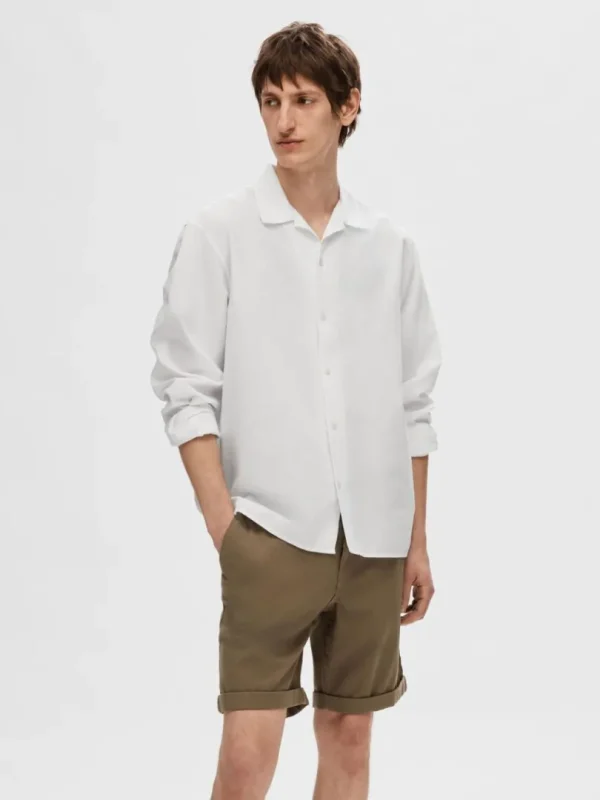 Skjorter>SELECTED LANGÆRMET SKJORTE White