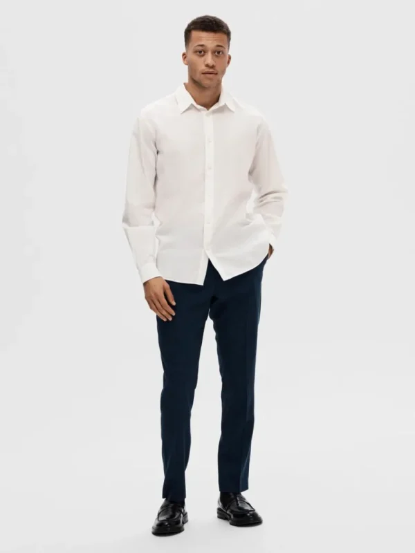 Skjorter>SELECTED LANGÆRMET SKJORTE White