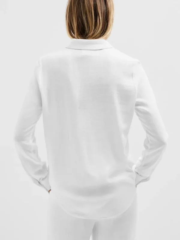 Skjorter>SELECTED LANGÆRMET SKJORTE White