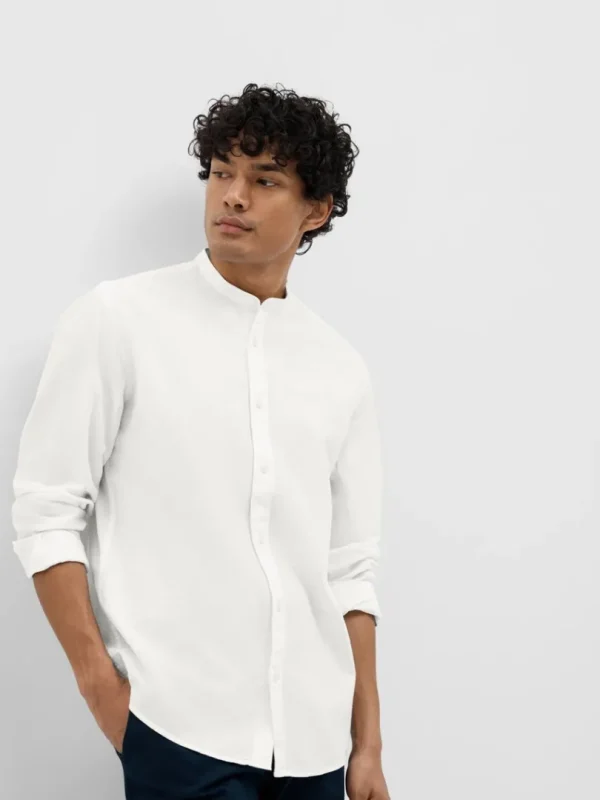 Skjorter>SELECTED LANGÆRMET SKJORTE White