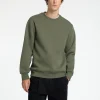 Hættetrøjer & Sweatshirts>SELECTED LANGÆRMET SWEATSHIRT Green