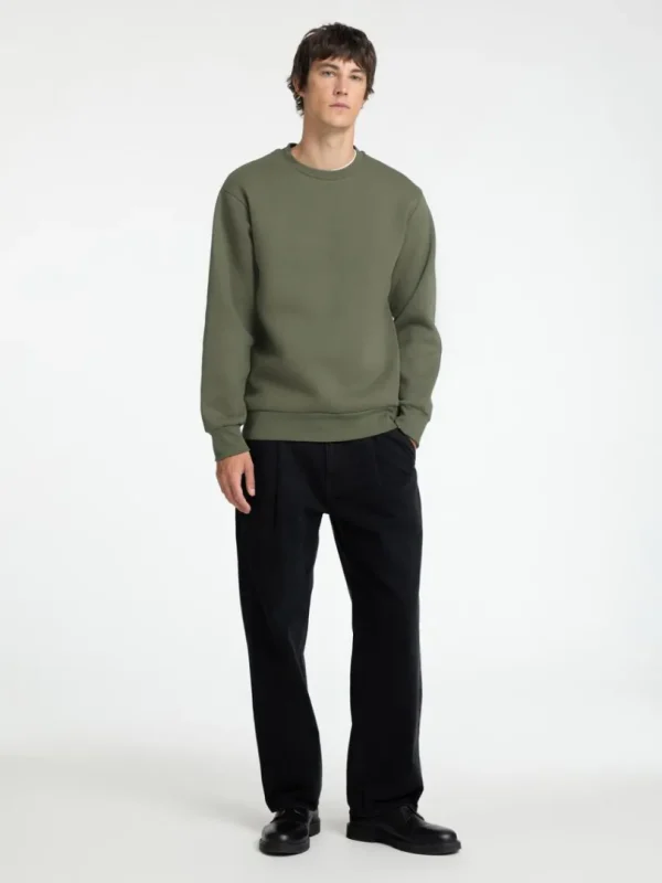 Hættetrøjer & Sweatshirts>SELECTED LANGÆRMET SWEATSHIRT Green