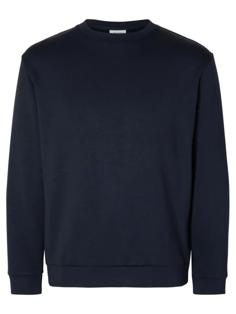langrmet_sweatshirt_4-4.webp Hættetrøjer & Sweatshirts>SELECTED LANGÆRMET SWEATSHIRT Blue