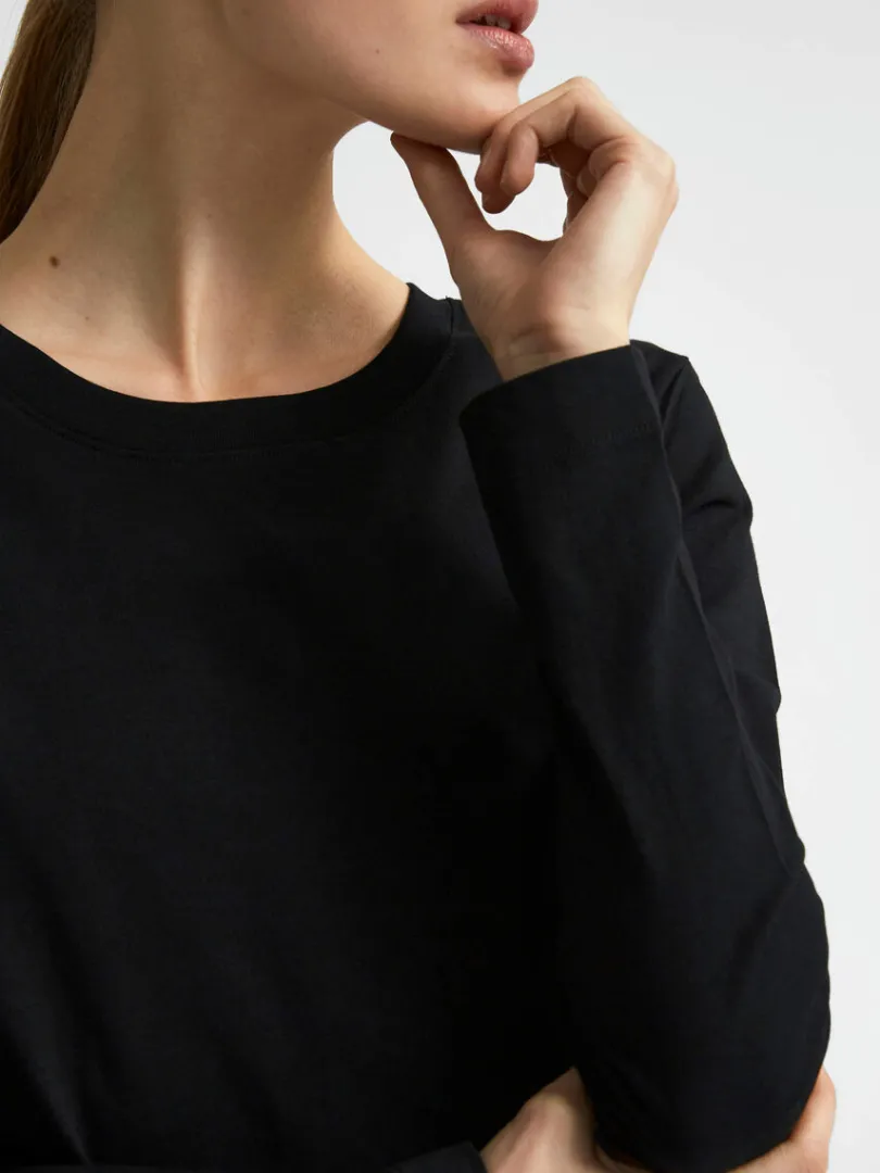 langrmet_tshirt_3-3.webp T-shirts>SELECTED LANGÆRMET T-SHIRT Black
