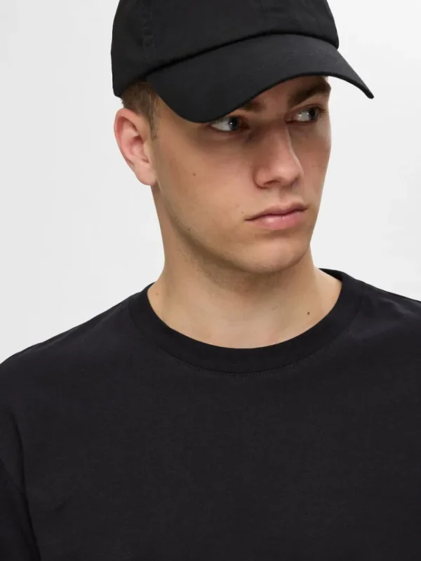 T-shirts>SELECTED LANGÆRMET T-SHIRT Black
